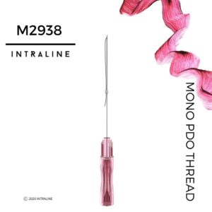 Intraline PDO Threads SINGLE SCREW CANNULA S2938-C (20 threads) 29g 38/50mm 6-0