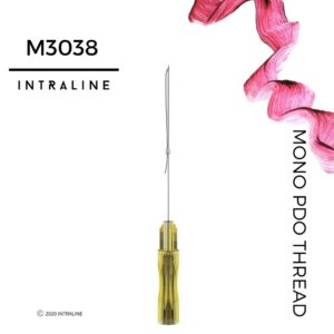 Intraline PDO Threads MONO M3038 (20 threads) 30g 38/50mm 7-0
