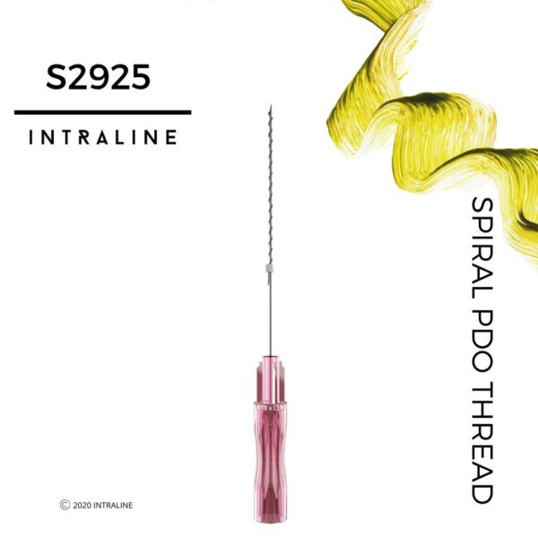 Intraline PDO Threads SPIRAL/SINGLE SCREW S2925(20 threads) 29g 25/30mm 6-0