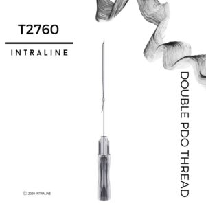 Intraline PDO Threads TWIN T2760 (20 threads) 27g 60/90mm 7-0 x2