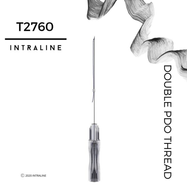 Intraline PDO Threads TWIN T2760 (20 threads) 27g 60/90mm 7-0 x2